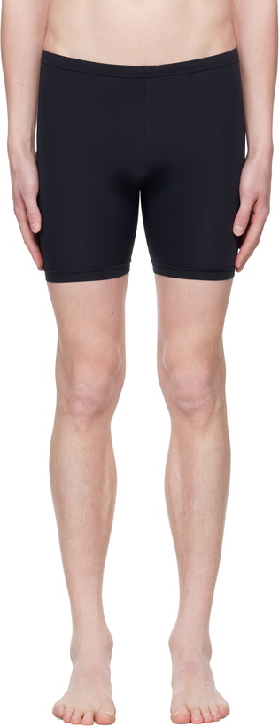 Photo: TAKAHIROMIYASHITA TheSoloist. Black Jersey Swim Shorts