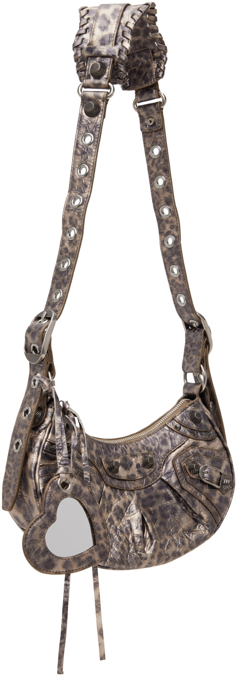 Balenciaga Brown 'Le Cagole XS' Bag Balenciaga
