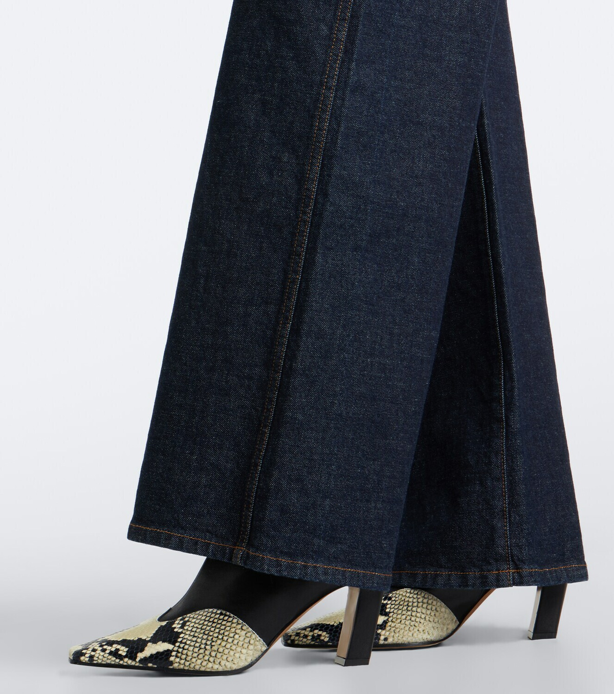 Khaite Nevada leather ankle boots