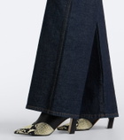 Khaite Nevada leather ankle boots
