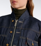 Sacai Denim bomber jacket