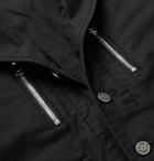 Balmain - Logo-Embossed Cotton-Gabardine Jacket - Black