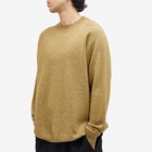 MHL by Margaret Howell Men's Crew Knit Sweat in Asparagus