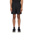 Heron Preston Black Nylon Pocket Shorts