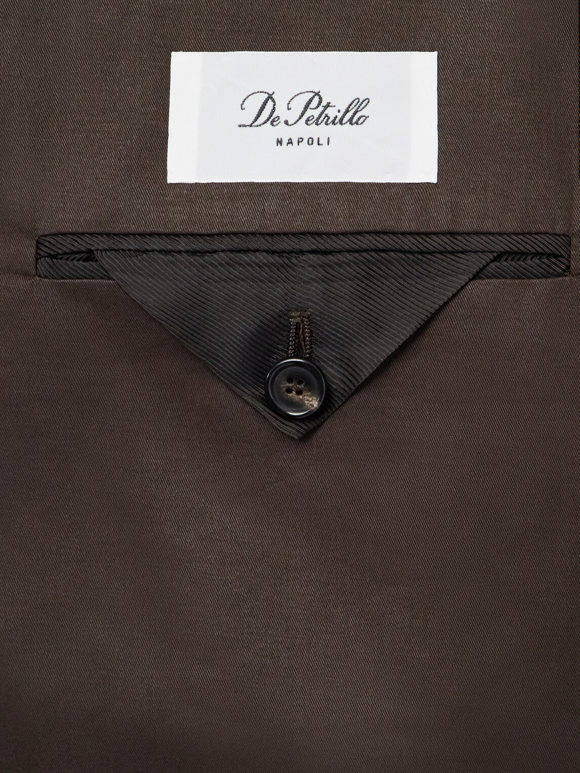 De Petrillo - Cotton Suit Jacket - Brown