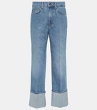 Veronica Beard Dylan high-rise straight jeans