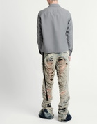 Rick Owens Mens Shirt in Grey