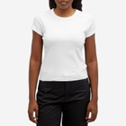 ST. Agni Women's Organic Cotton Baby T-Shirt in White