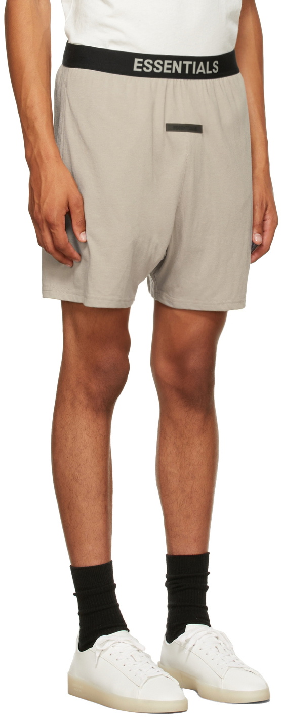 Essentials Tan Lounge Shorts Essentials