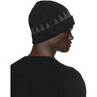 Undercover Black and Grey Wool Beanie