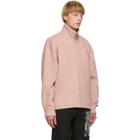 Mr. Saturday Pink Wool Zip-Up Jacket