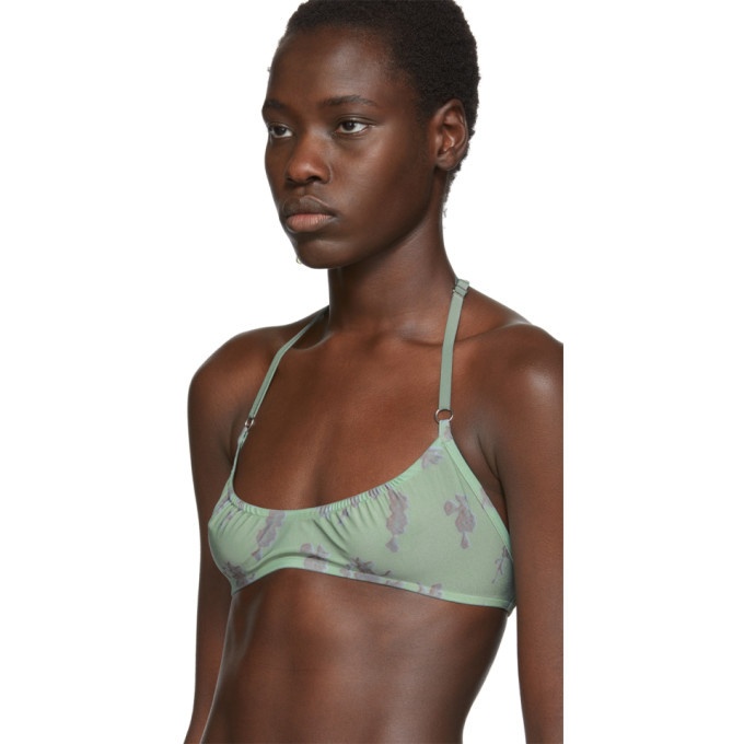 Charlotte Knowles Green Scant Bra Charlotte Knowles