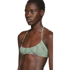 Charlotte Knowles Green Scant Bra