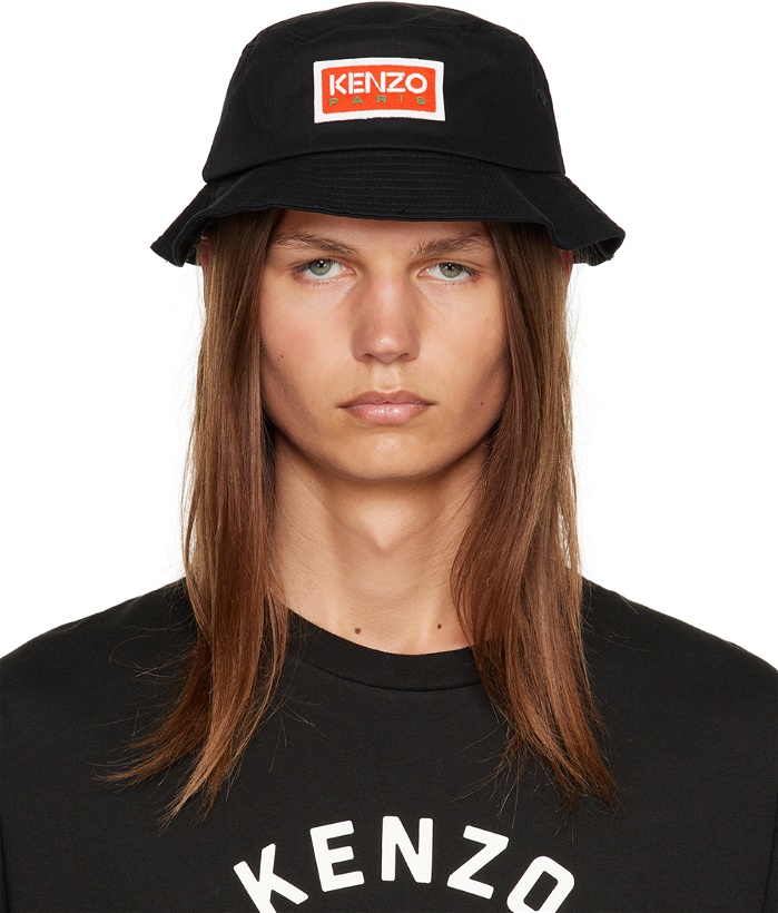 Photo: Kenzo Black Kenzo Paris Sun Bucket Hat