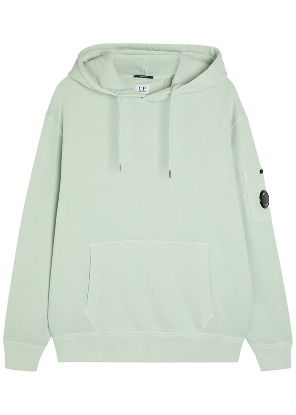 Photo: C.P. Company Hooded Cotton Sweatshirt Blue