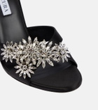 Aquazzura Crystal Margarita embellished sandals