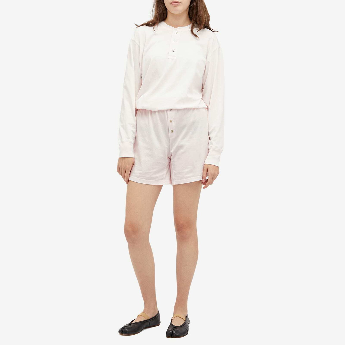 DONNI. Women's Jersey Boxer Short in Ballerina