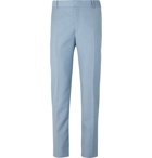 Alexander McQueen - Slim-Fit Wool and Mohair-Blend Trousers - Blue