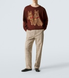Bode Scottie embroidered wool sweater