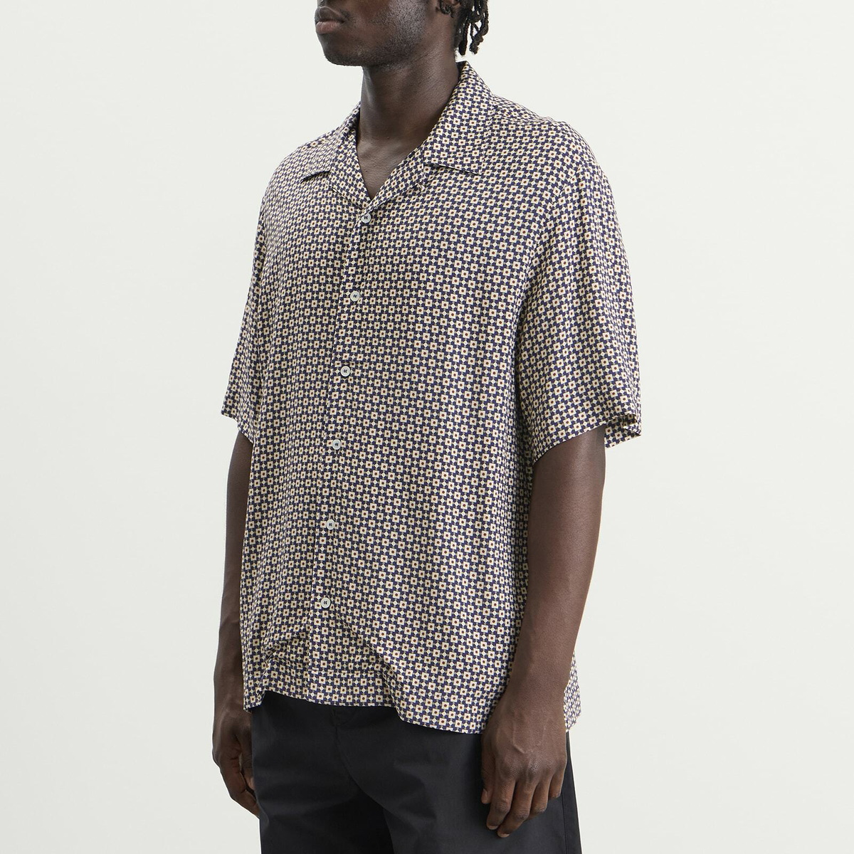 A.P.C. Men's Chemise Bennet Shirt in Dark Navy