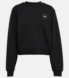 Adidas by Stella McCartney - Logo cotton-blend jersey sweatshirt