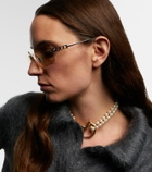 Gucci Gucci Signoria rectangular glasses