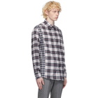 Dunhill Black and White Check Combo Shirt