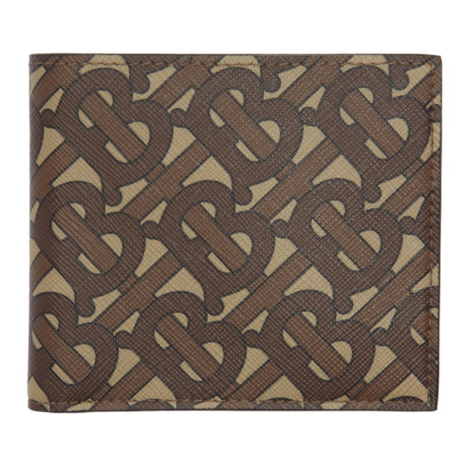 Photo: Burberry Brown Monogram E-Canvas Wallet