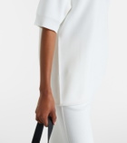 Max Mara Knitted crêpe top