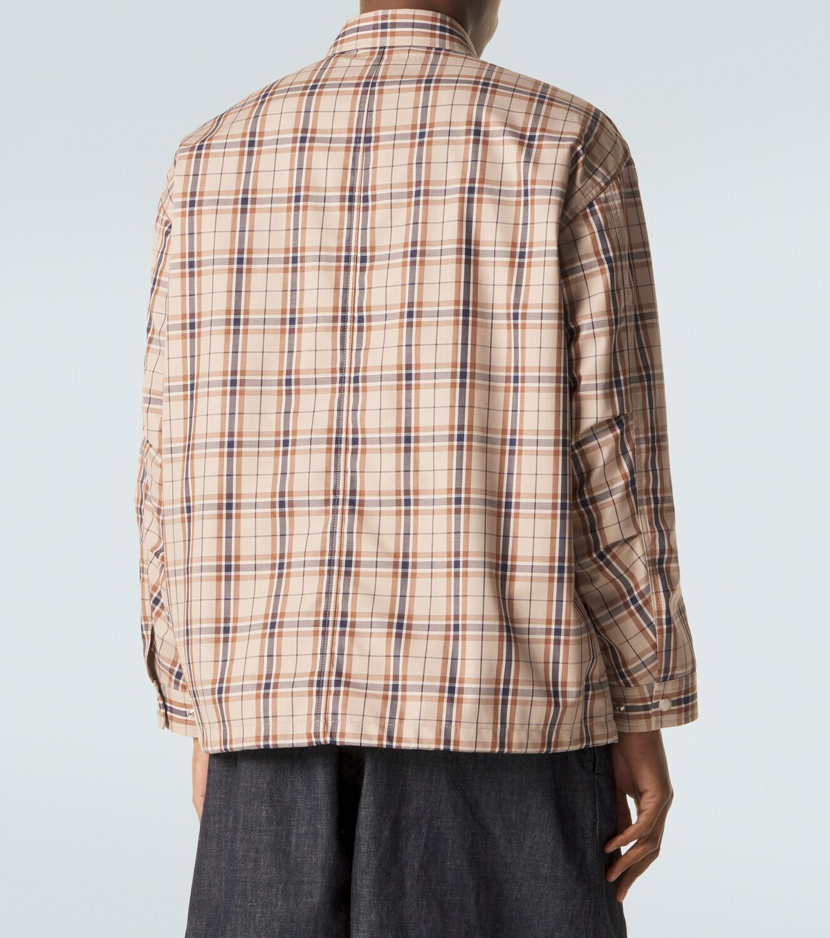 Comme des Garçons Homme Checked cotton-blend jacket