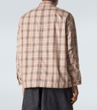 Comme des Garçons Homme Checked cotton-blend jacket
