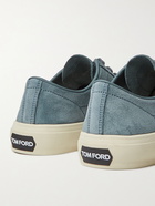 TOM FORD - Cambridge Nubuck Sneakers - Blue