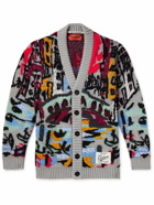 Missoni - Wool-Blend Jacquard Cardigan - Gray