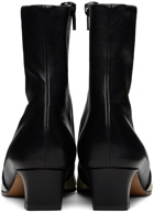 KHAITE Black 'The Nevada Stretch Low' Boots