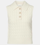 Frame The Cable Polo wool sweater vest