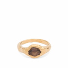 Simuero Women's Faro Ring in Gold/Brown
