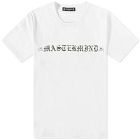 Mastermind Japan Men's Rubbed Logo T-Shirt in White