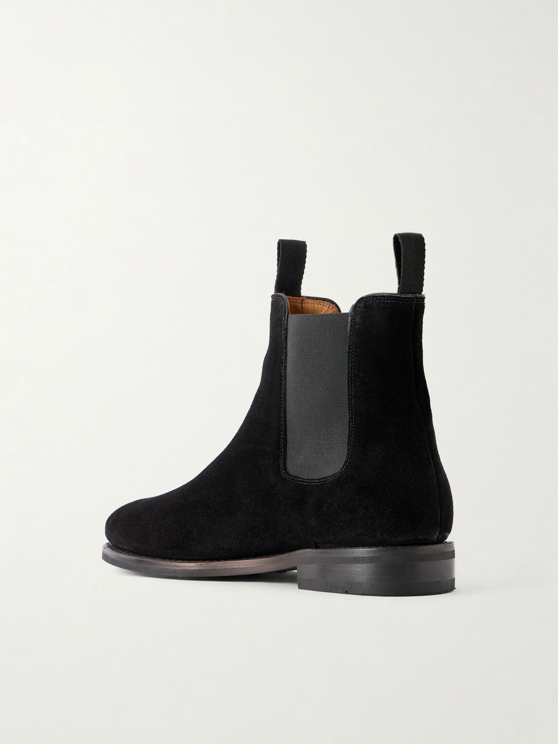 MORJAS - Suede Chelsea Boots - Black
