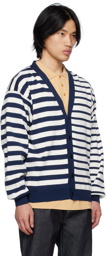 Kenzo Navy & White Kenzo Paris Nautical Stripes Cardigan