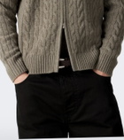 Arch4 Regent Street cable-knit cashmere cardigan