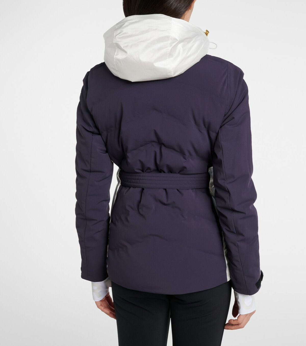 Bogner Kira belted hooded down ski jacket