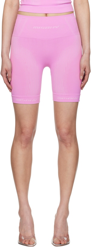 Photo: MISBHV Purple Biker Sport Shorts