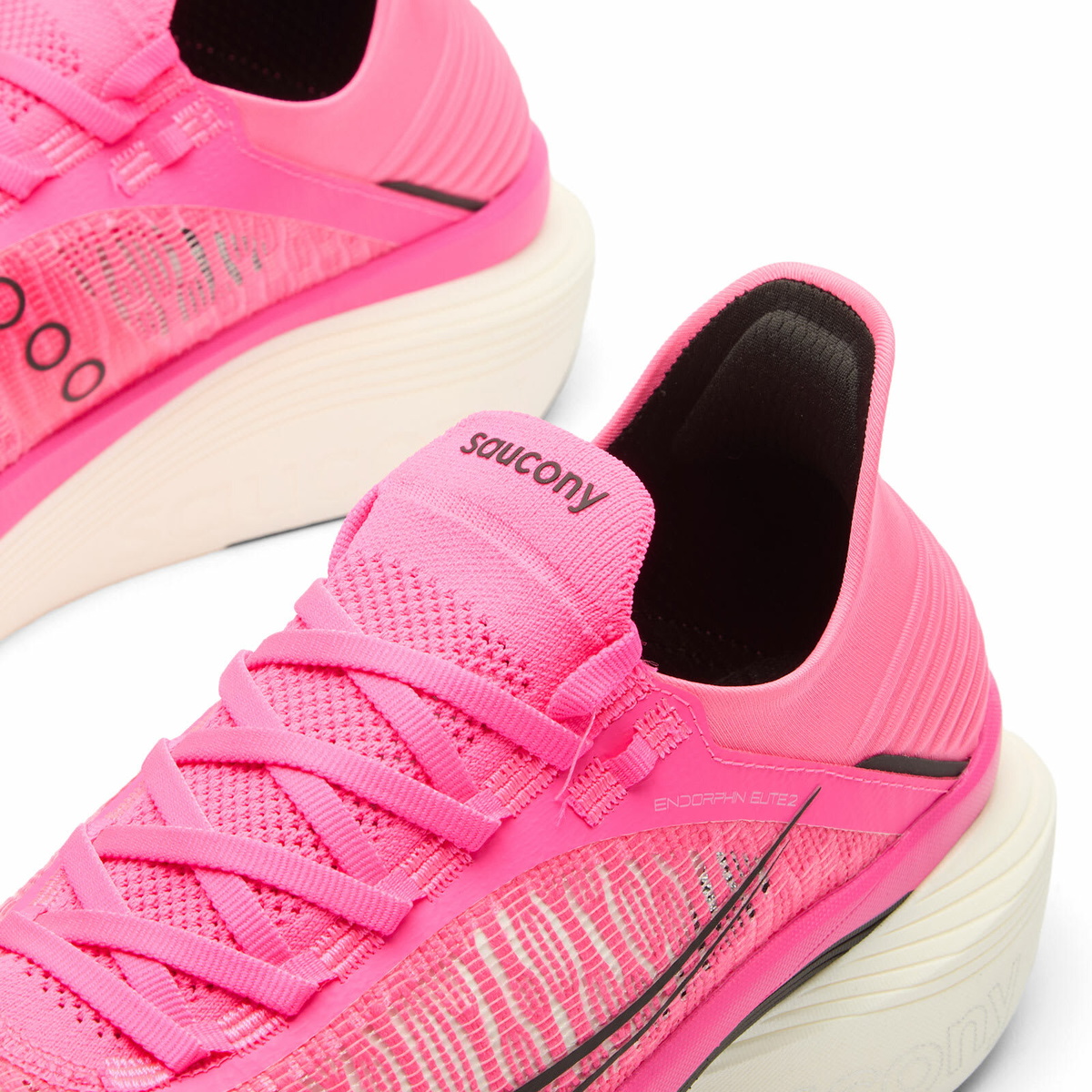 Saucony Endorphin Elite 2 Sneaker in Shock/Black