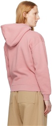 Maison Kitsuné Pink Bold Fox Head Hoodie