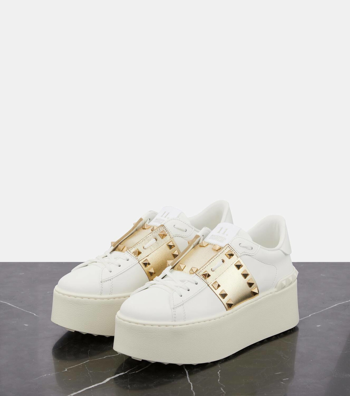 Valentino Garavani Rockstud Untitled leather platform
