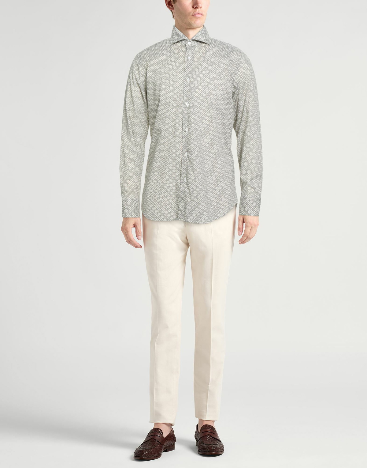 Fedeli Mens Shirt Light in Green