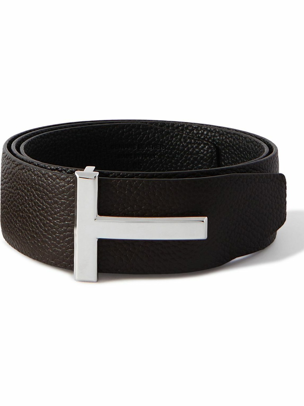 Photo: TOM FORD - 4cm Reversible Full-Grain Leather Belt - Brown