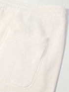 TOM FORD - Tapered Garment-Dyed Cotton-Jersey Sweatpants - Neutrals