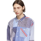 Engineered Garments Multicolor Patchwork Print Shirt