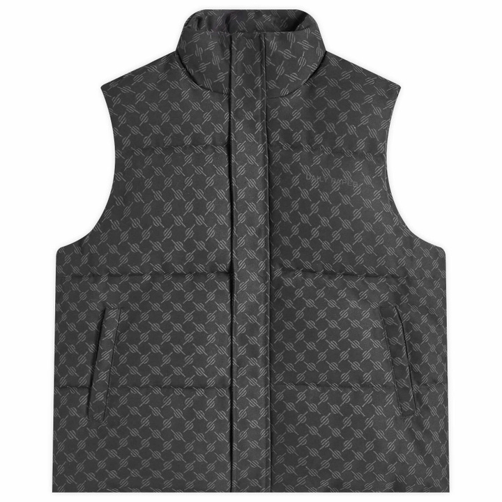 Photo: Daily Paper Men's Pondo Monogram Down Vest in Black